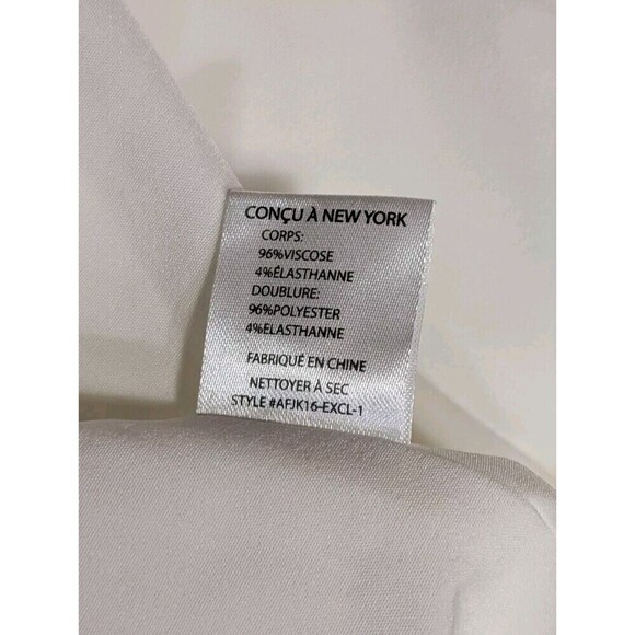 Intermix Ivory Open Blazer Jacket Size 10 - Picture 8 of 10